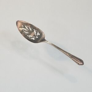 Wm A Rogers A1 Plus Pierced Pie Server Oneida 1936 Meadowbrook Silverplate